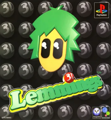 3D Lemmings (EU) box cover front